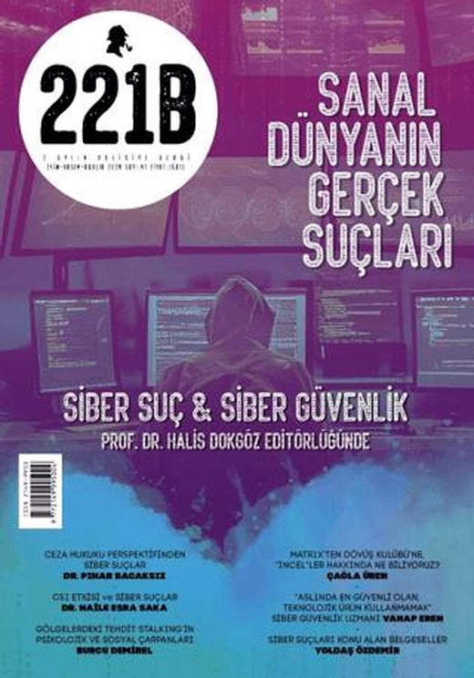 221B Üç Aylık Polisiye Dergi Sayı: 41 Ekim - Kasım - Aralık 2024 | 221B Dergisi (Ciltsiz)