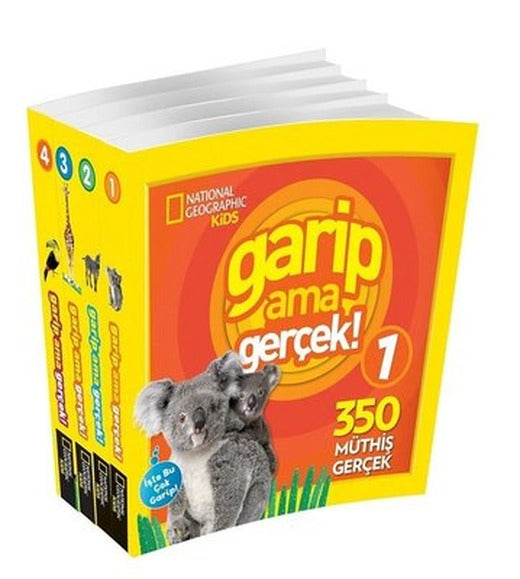 Garip Ama Gerçek Seti-National Geographic Kids-4 Kitap Takım | Beta Kids (İnce Kapak)