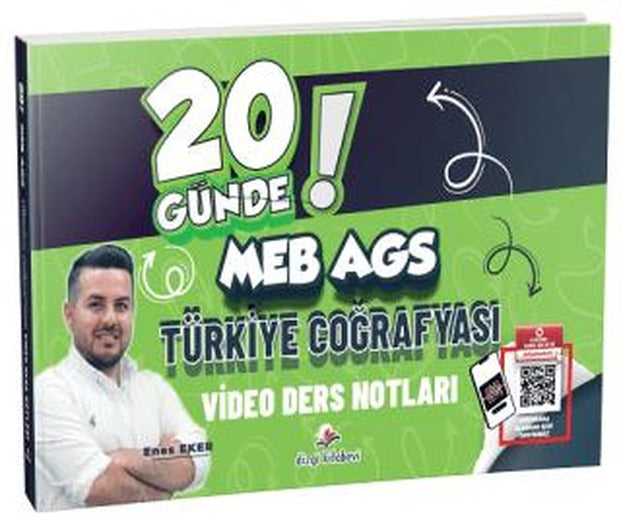 2026 MEB-AGS 20 Günde Türkiye Coğrafyası Video Ders Notları | Dizgi Kitap (Ciltsiz)
