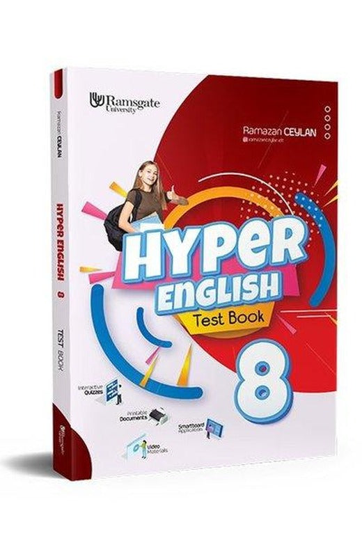8. Sınıf Hyper English Test Book | Ramsgate University (İnce Kapak)