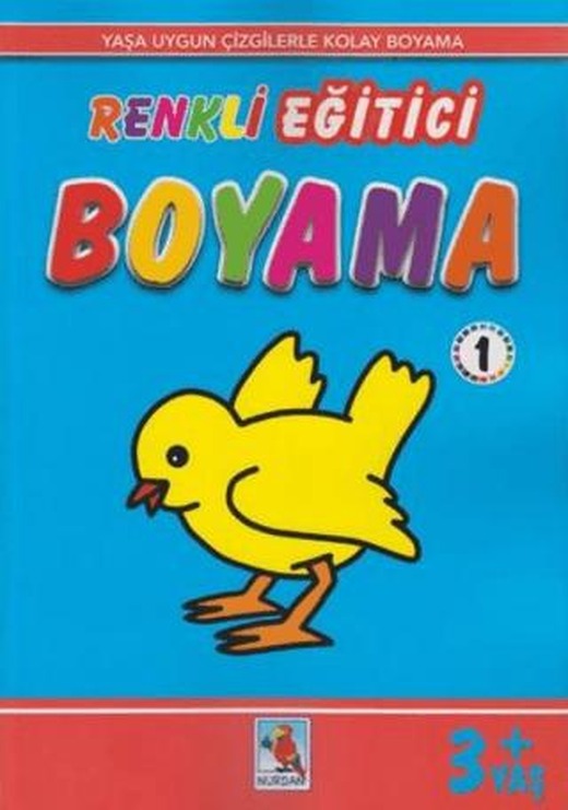 Renkli Eğitici Boyama 1 - 3+ Yaş