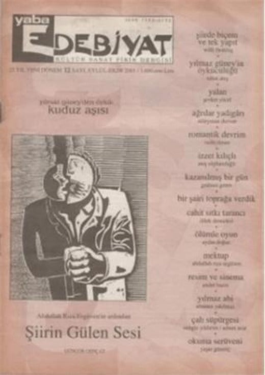 Yaba Edebiyat Dergisi Sayı: 12 | Yaba Dergisi Yayınları (Ciltsiz)