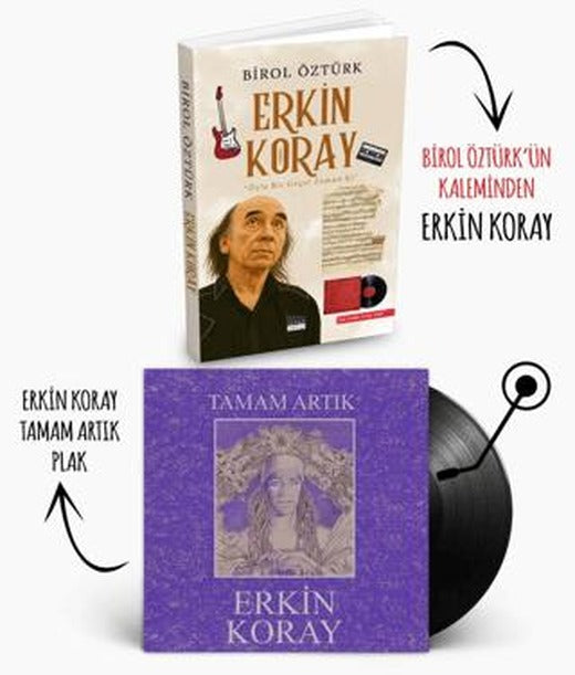 Plaklı Kitaplar - Erkin Koray - Tamam Artık Plak | Plak (Ciltsiz)