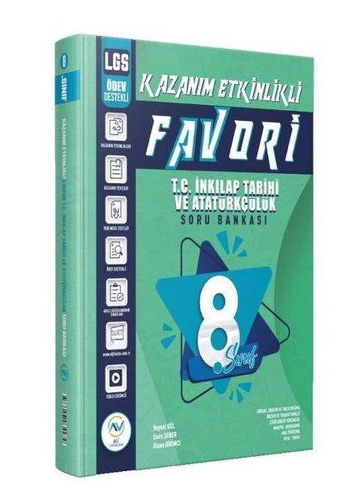8.Sınıf T.C. İnkılap Tarihi ve Atatürkçülük Kazanım Etkinlikli Soru Bankası | Av Yayınları (İnce Kapak)