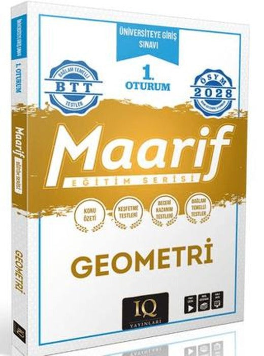 1. Oturum Maarif Geometri Eğitim Serisi | IQ Yayınları (Ciltsiz)