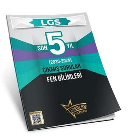 Liderler Karması LGS Son 5 Yıl Fen Bilimleri Branş Çıkmış Sorular (2020-2024) | Liderler Karması Yayınları (Ciltsiz)