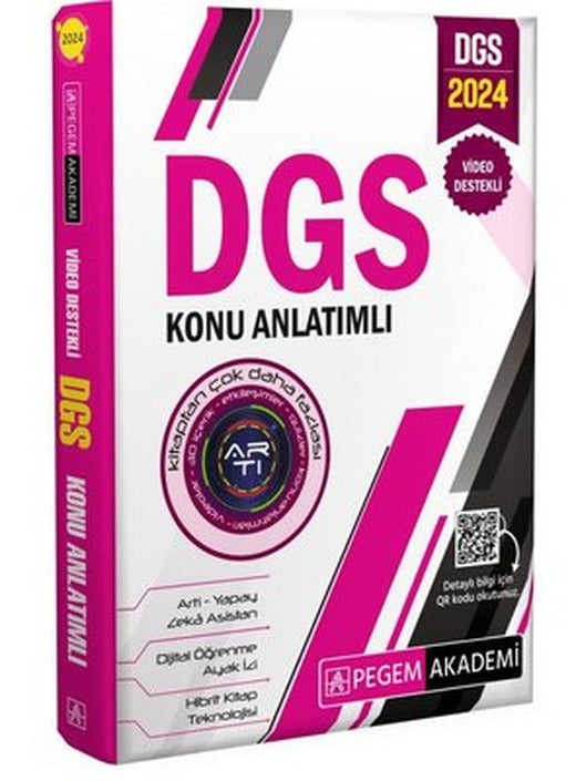 2024 DGS Konu Anlatımlı | Pegem Akademi Yayıncılık