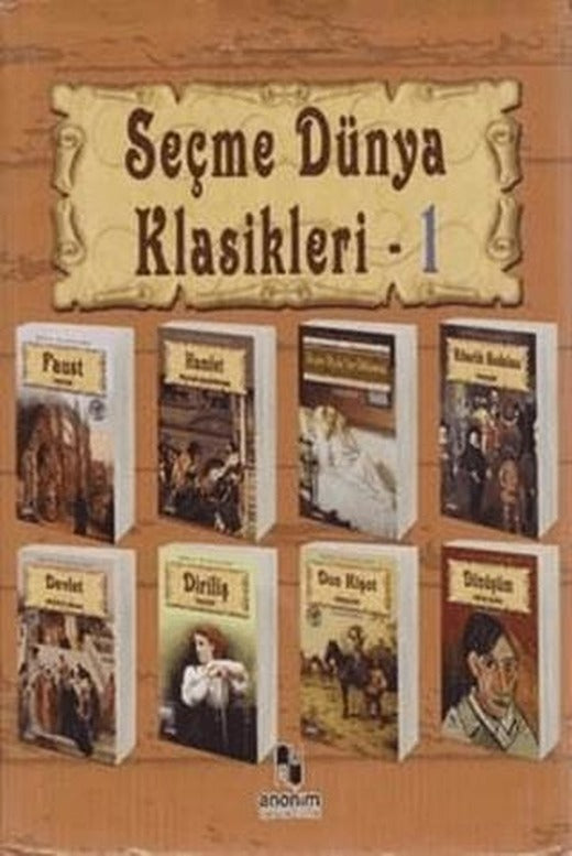 Seçme Dünya Klasikleri Seti - 1 | Anonim Yayıncılık (Ciltsiz)