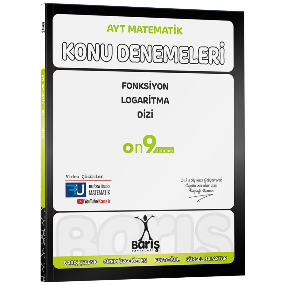 AYT Matematik Fonksiyon Logaritma Dizi Konu Denemeleri | Barış Yayınları-Eğitim (İnce Kapak)