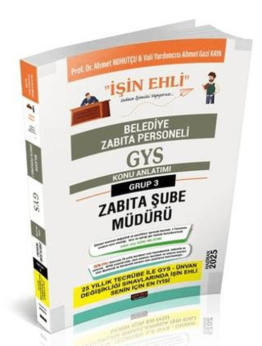 GYS Belediye Zabıta Personeli Zabıta Şube Müdürü Konu Anlatımı | Savaş Yayınevi (Ciltsiz)
