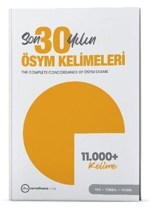 ÖSYM Kelimeleri - Son 30 Yılın | Remzi Hoca Yayınları (İnce Kapak)