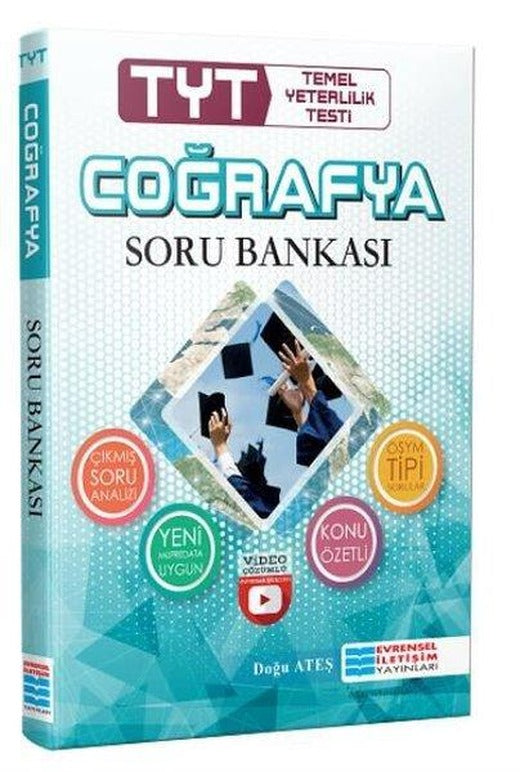 TYT Coğrafya Video Çözümlü Soru Bankası | Evrensel İletişim Yayınları (İnce Kapak)
