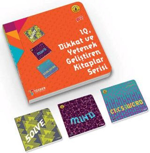 IQ Dikkat ve Yetenek Geliştiren Kitaplar Serisi Level 2 (7-8-9 Yaş) (3 Kitap Takım) | TÜZDER Yayınları (Ciltsiz)