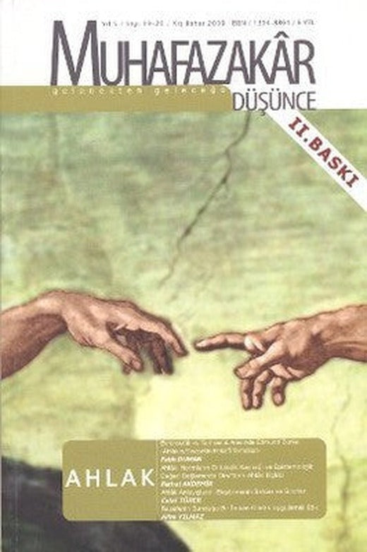 Muhafazakar Düşünce Dergisi Sayı: 19 - 20 Ahlak | Kadim