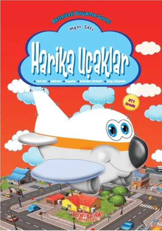 Harika Uçaklar - Mavi Seri | Yumurcak Yayınları (Ciltsiz)