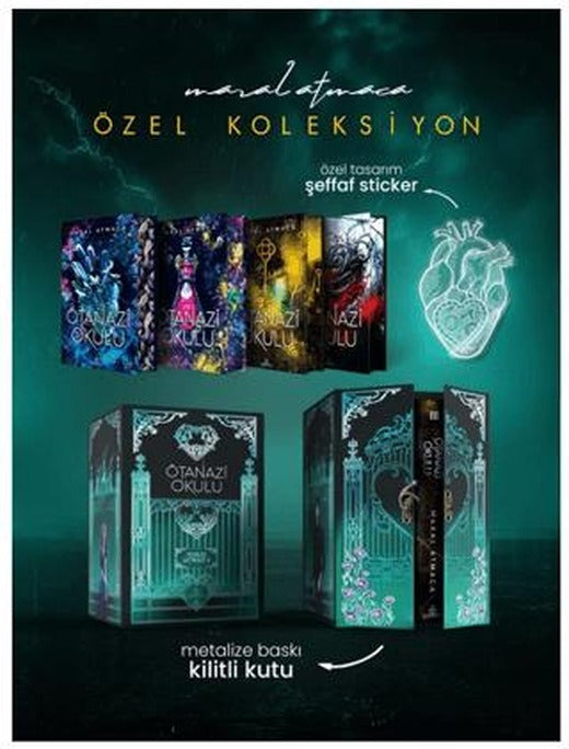 Ötanazi Okulu Serisi - Yan Boyamalı Kilitli Koleksiyon Kutu