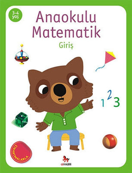 Anaokulu Matematik Giriş 3-4 Yaş Çıkartmalarla | Almidilli