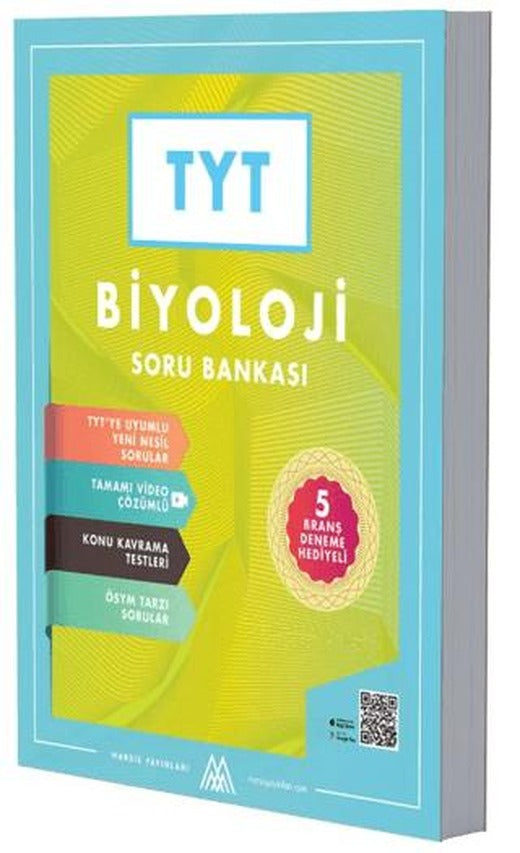 TYT Biyoloji Soru Bankası 5 Deneme Hediyeli-Video Çözümlü