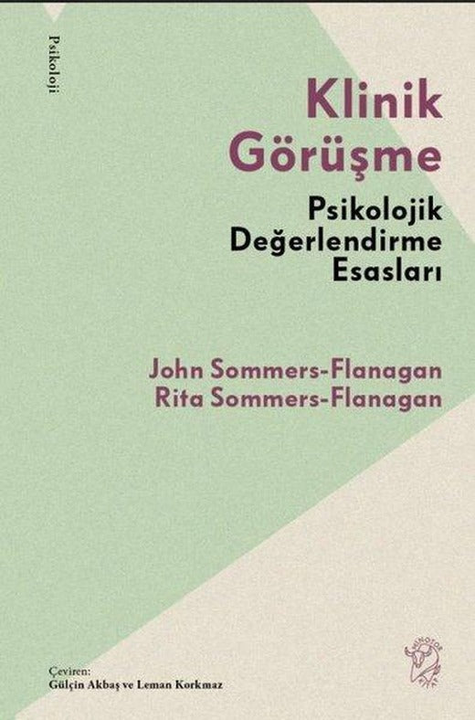 Klinik Görüşme - Psikolojik Değerlendirme Esasları | Minotor Kitap (İnce Kapak)