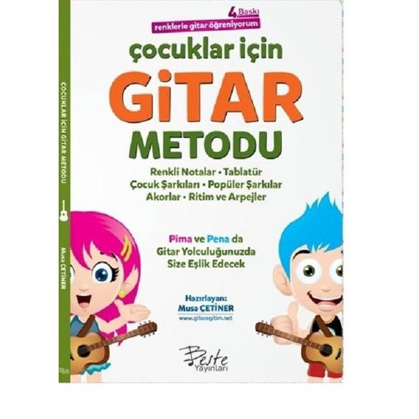 Çocuklar İçin Gitar Metodu - Renklerle Gitar Öğreniyorum