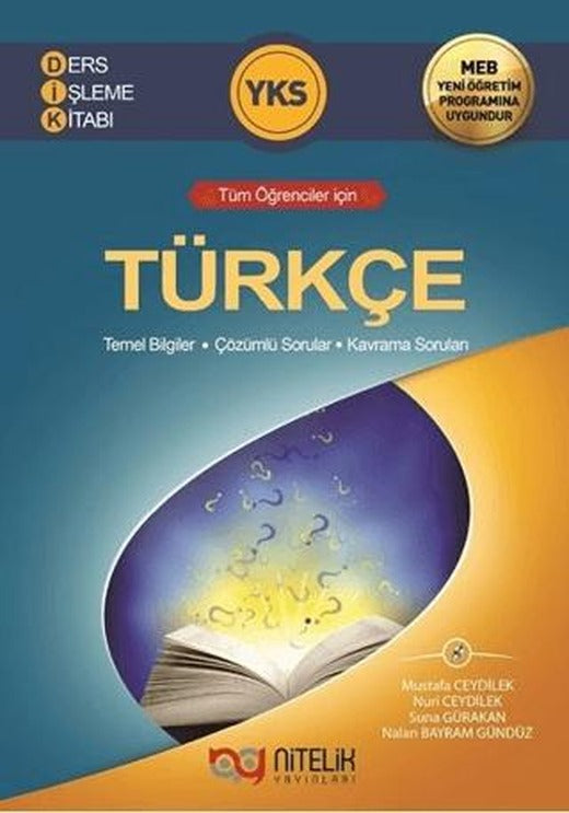 Nitelik YKS TYT Türkçe Ders İşleme Kitabı | Nitelik Yayınları (Ciltsiz)