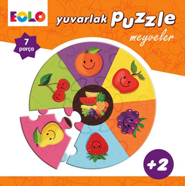 Yuvarlak Puzzle - Meyveler | Eolo Yayıncılık