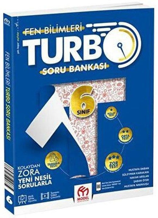 6. Sınıf Turbo Fen Bilimleri Soru Bankası | Model Eğitim Yayınları (İnce Kapak)