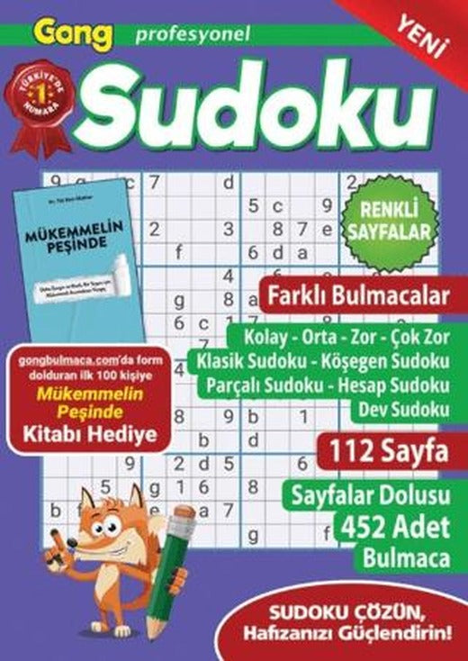 Gong Profesyonel Sudoku 14 | Maxi Yayıncılık (Ciltsiz)