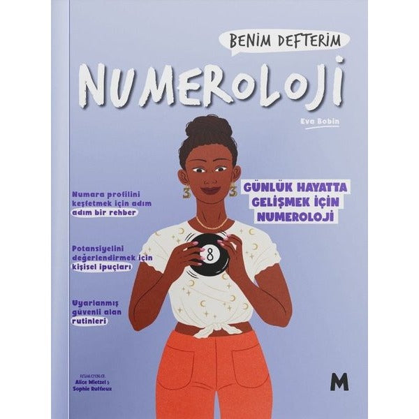 Numeroloji: Benim Defterim - Günlük Hayatta Gelişmek için Numeroloji | Mabel Kitap (İnce Kapak)