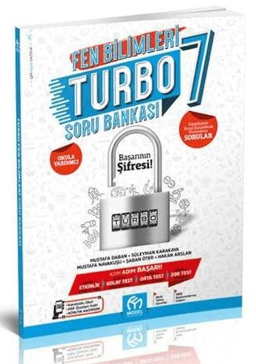 7. Sınıf Turbo Fen Bilimleri Soru Bankası | Model Eğitim Yayıncılık (Ciltsiz)