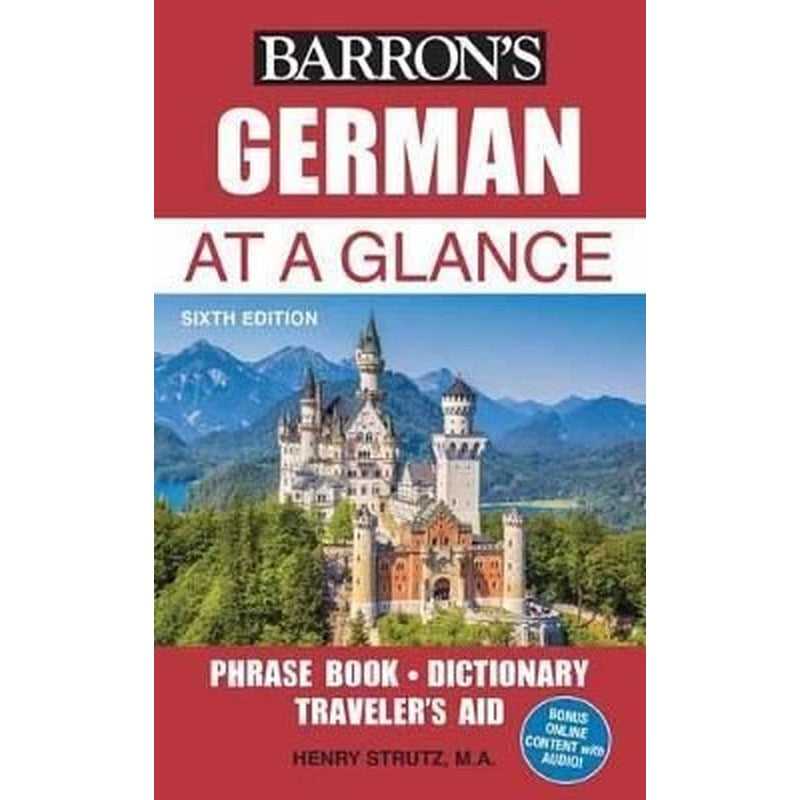 German at a Glance: Foreign Language Phrasebook & Dictionary (Barron's Foreign Language Guides) | Kaplan