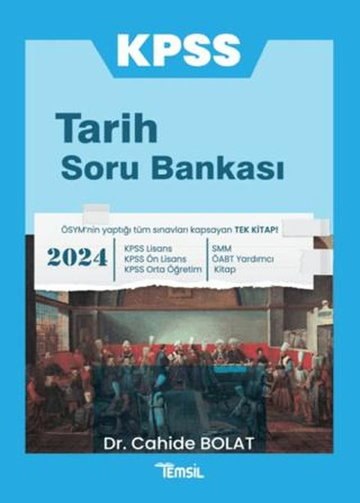 KPSS Tarih Soru Bankası | Temsil Kitap (Ciltsiz)