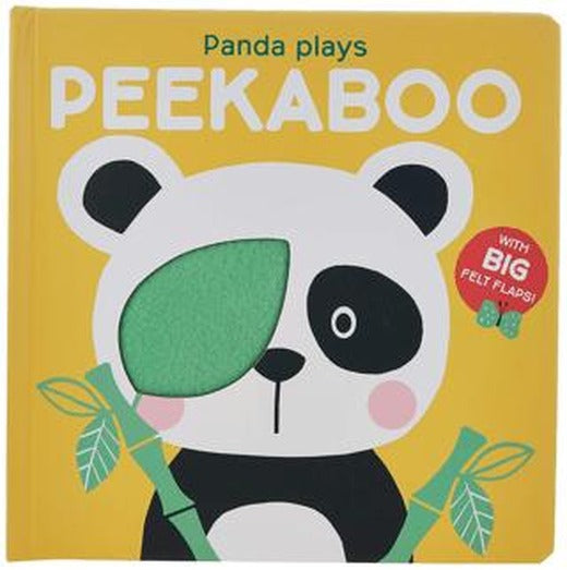 Peekaboo with Felt Flaps: Panda Plays Peekaboo | Yoyo Books (Ciltli)