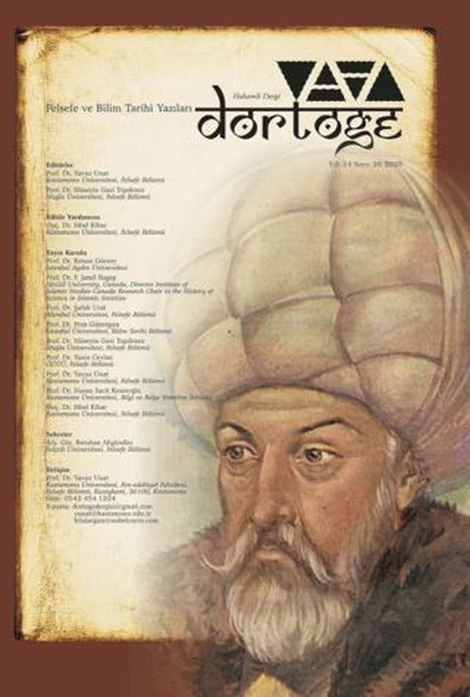 Dörtöğe Felsefe ve Bilim Tarihi Yazıları Hakemli Dergi Yıl: 14 Sayı:28 | Dörtöğe Dergisi (Ciltsiz)