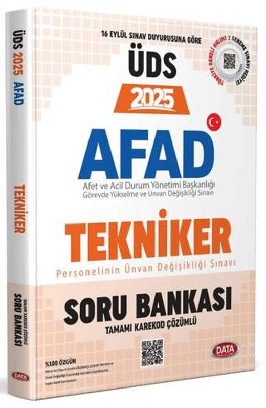 AFAD Tekniker 2025 ÜDS Soru Bankası - Karekod Çözümlü