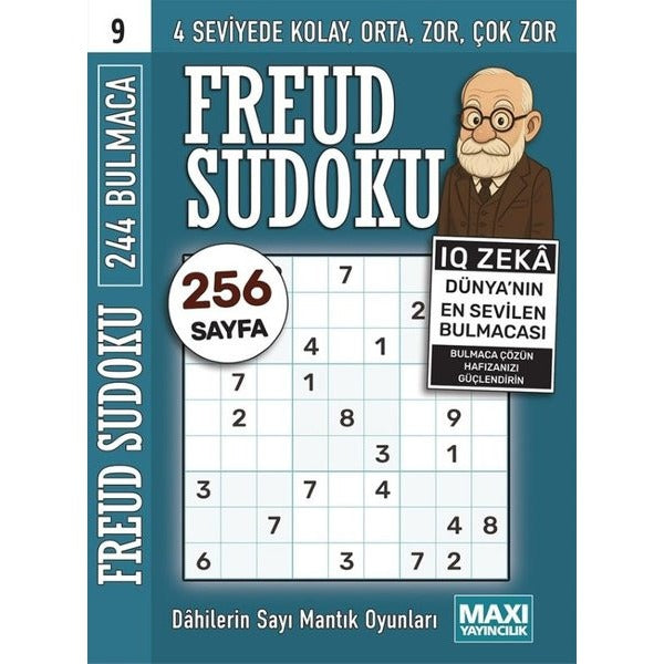 Freud Sudoku 9 | Maxi Yayıncılık (İnce Kapak)