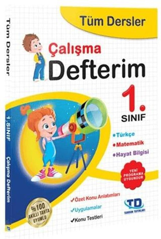 Tüm Dersler Çalışma Defteri 1.Sınıf