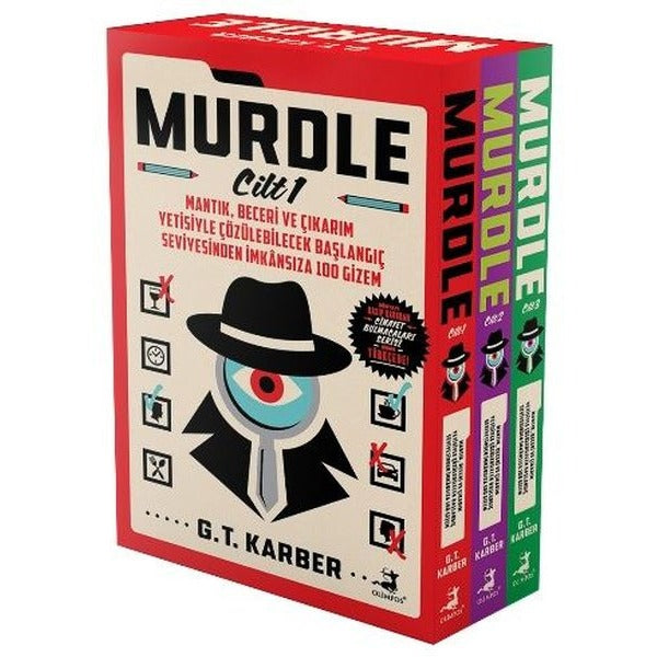 Murdle Seti - 3 Kitap Takım Kutulu | Olimpos Yayınları (İnce Kapak)