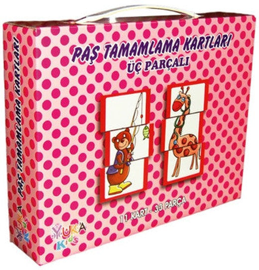 Paş Tamamlama Kartları - Üç Parçalı | Yuka Kids