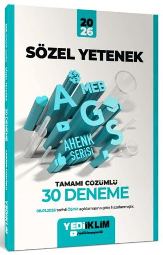 2026 MEB-AGS Ahenk Sözel Yetenek Tamamı Çözümlü 30 Deneme