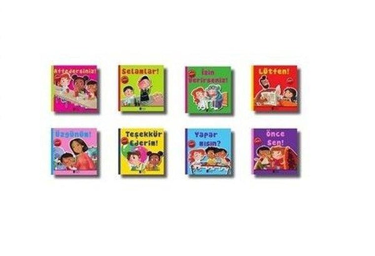 Nezaket Serisi - 8 Kitap Takım | Kitap Adası (İnce Kapak)