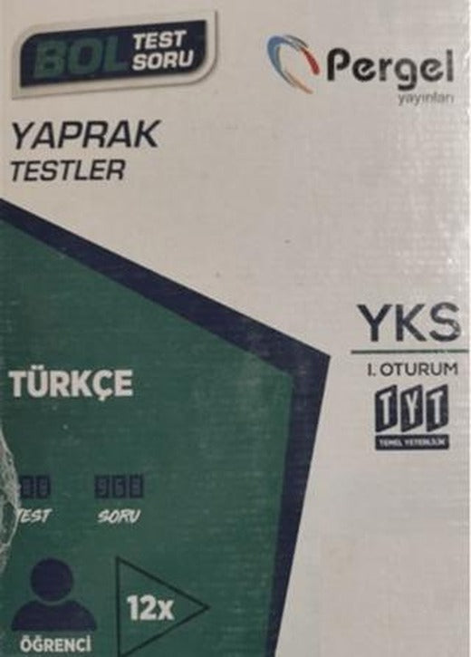 TYT Türkçe Kutu Test | Pergel Yayınları (Ciltsiz)