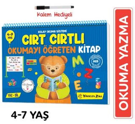Cırt Cırtlı Kitap Okuma-Yazmayı Öğreniyorum (4-7 Yaş)