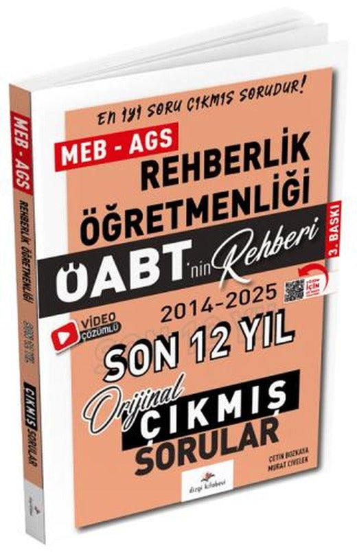 2026 ÖABT MEB-AGS nin Rehberi Rehberlik Çıkmış Sorular Son 12 Yıl Çözümlü | Dizgi Kitap (Ciltsiz)