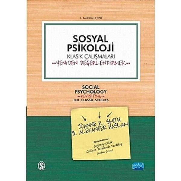Sosyal Psikoloji-Klasik Çalışmalar | Nobel Akademik Yayıncılık (İnce Kapak)