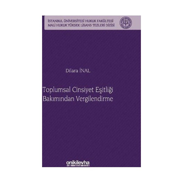 Toplumsal Cinsiyet Eşitliği Bakımından Vergilendirme | On İki Levha Yayınları (Ciltsiz)