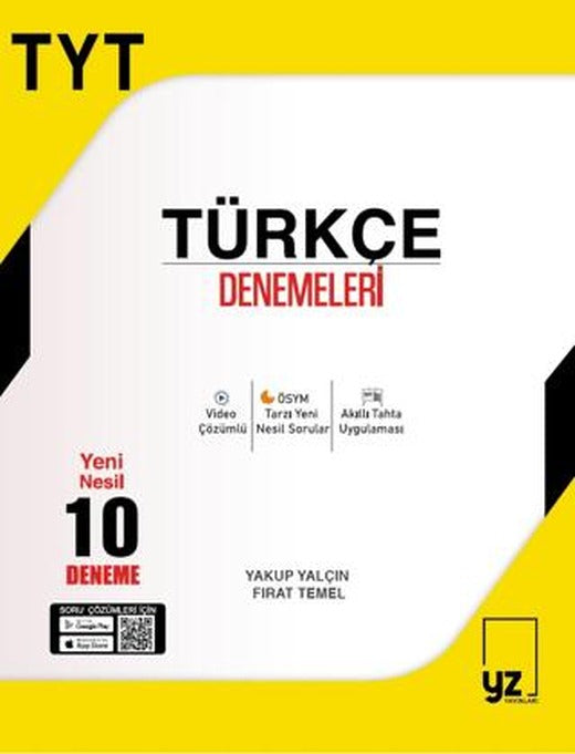YZ YKS TYT Türkçe Denemeleri | YZ Yayınları (Ciltsiz)