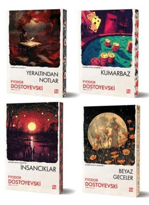 Dostoyevski 4'lü Set (4 Kitap Takım) | Dokuz Yayınları (Ciltsiz)