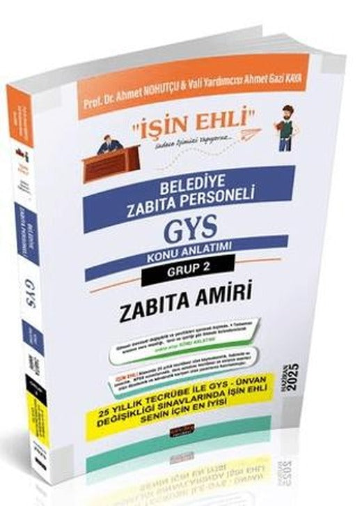 GYS Belediye Zabıta Personeli Belediye Zabıta Amiri Konu Anlatımı | Savaş Yayınevi (Ciltsiz)