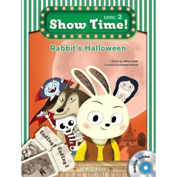 Rabbit's Hallowen-Show Time Level 2 | Build & Grow (İnce Kapak)